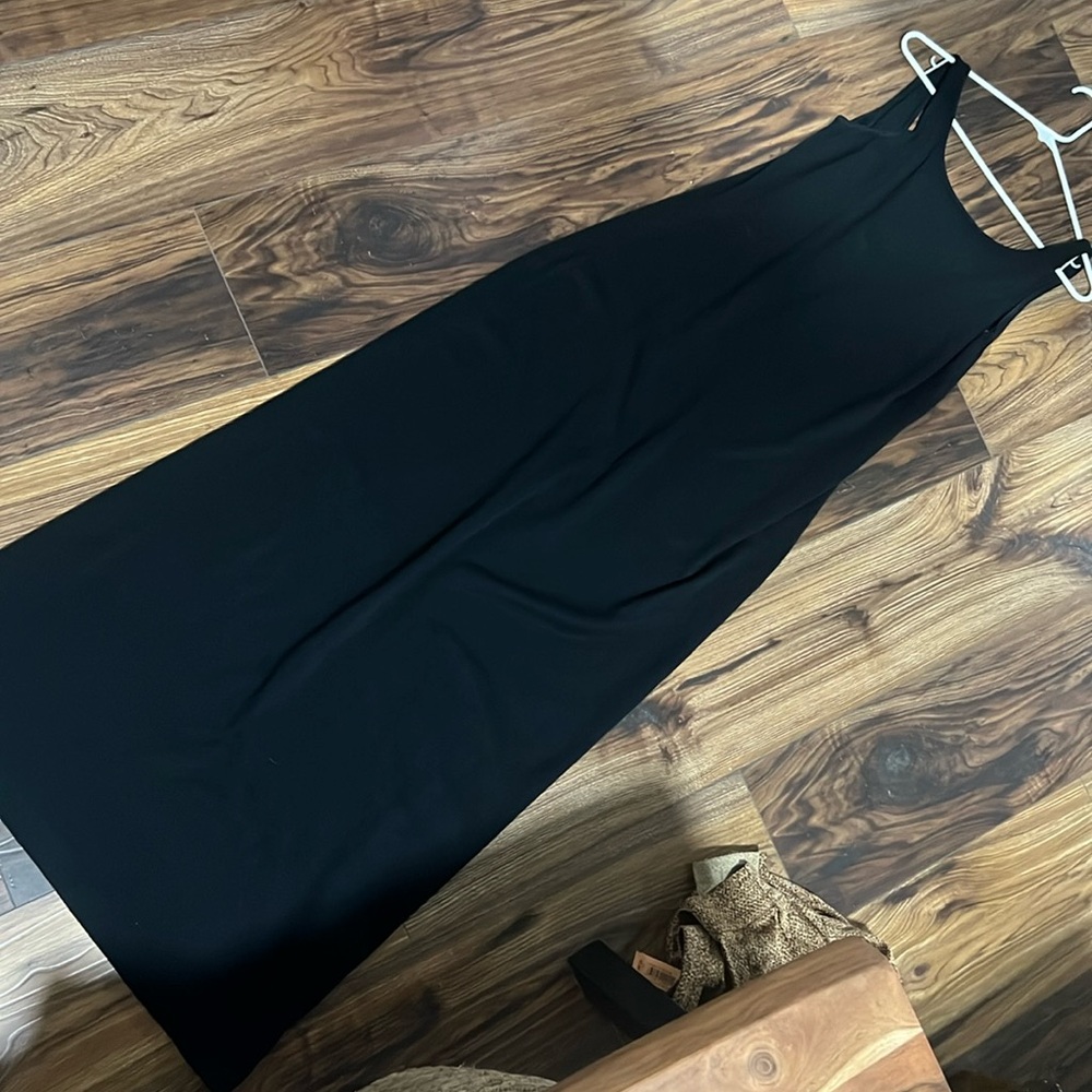 Ralph Lauren low back silk blend maxi dress, size M